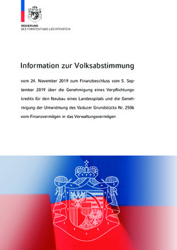 Information zur Volksabstimmung