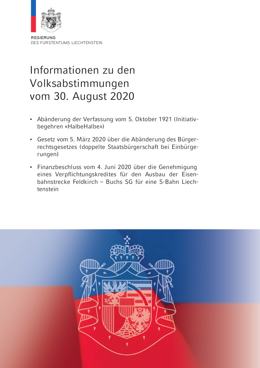 Information zur Volksabstimmung