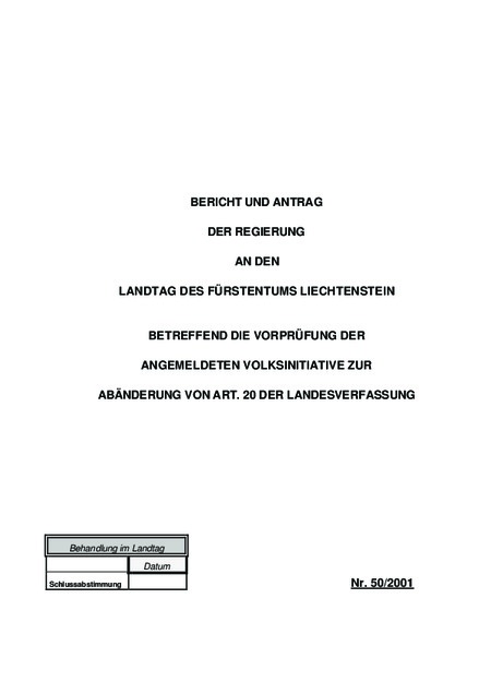 Bericht und Antrag-Verkehrsinitative